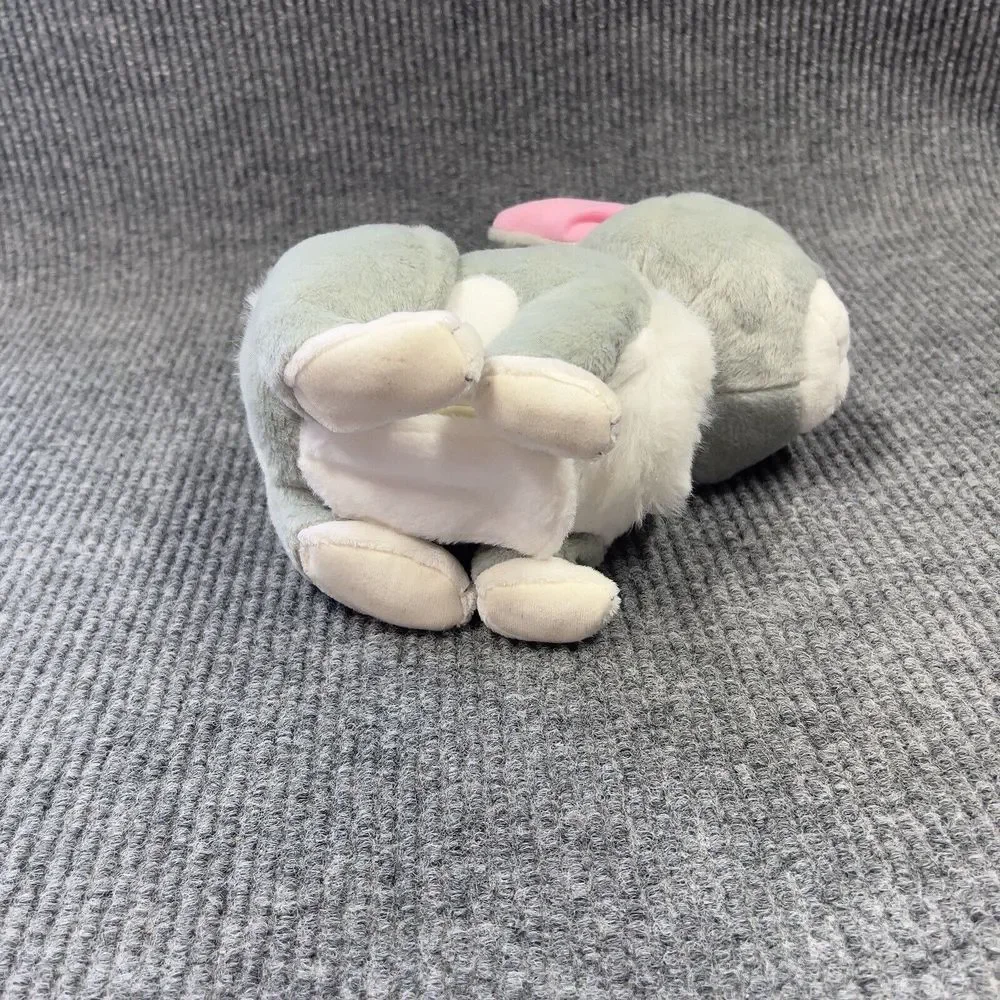 Club Petz BETSY The Gray BUNNY 10” Plush Rabbit IMC Toys Interactive Embroidered